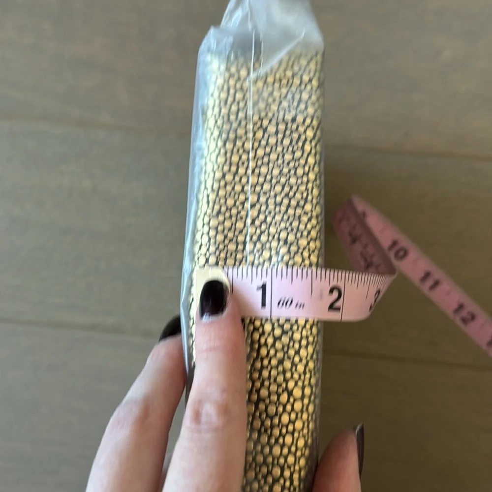 Tarte Gold Getter Polka Dot Makeup Cosmetic Bag Travel Pouch Zipper New Unused